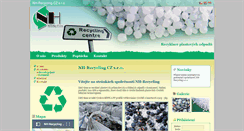 Desktop Screenshot of nhrecycling.cz