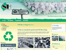 Tablet Screenshot of nhrecycling.cz